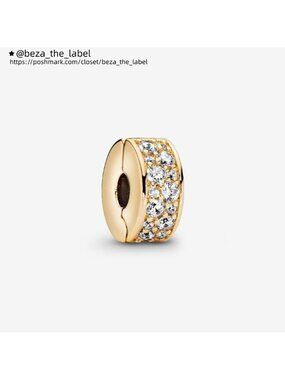 Pandora Clear Pavé Clip Charm